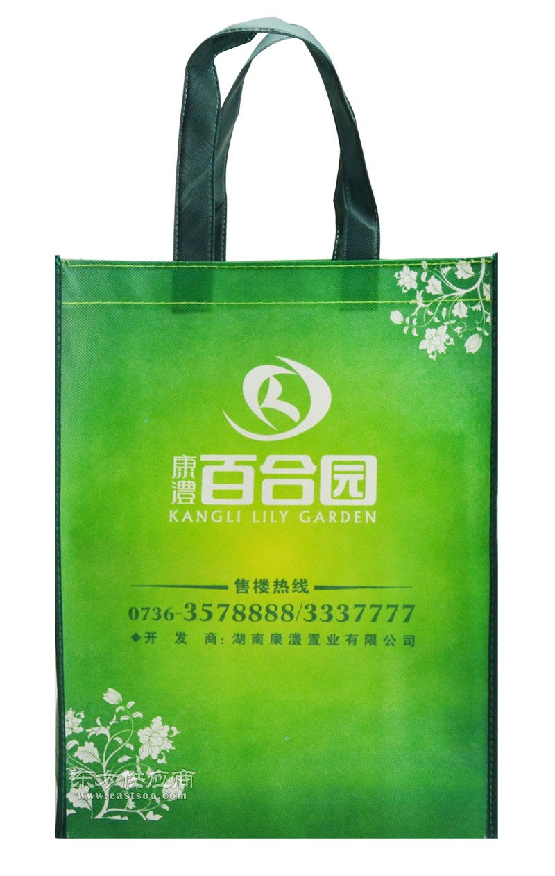 简单绿色环保袋设计